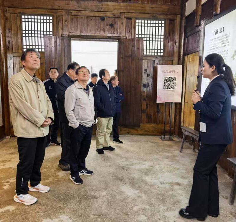市委党史联络组赴安乡县调研颜昌颐故居提质改造工作